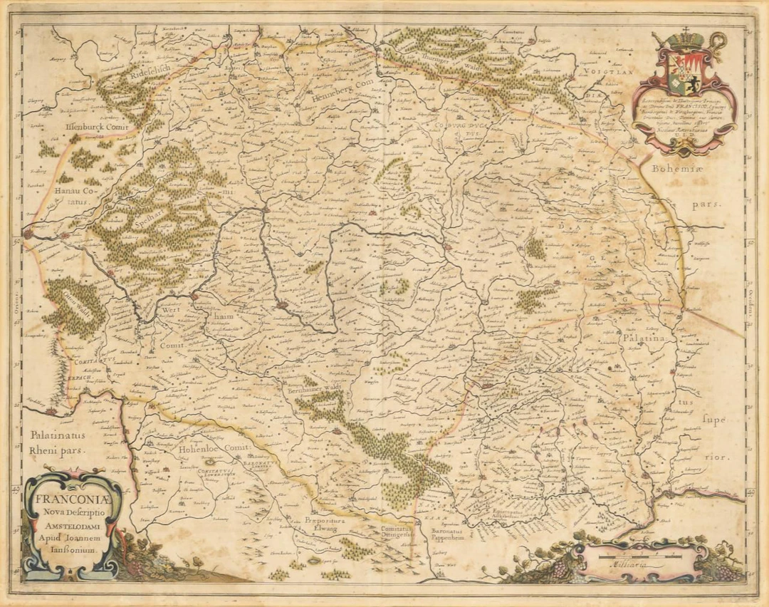 Map of Franconia