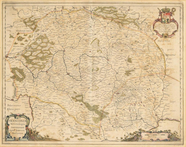 Map of Franconia