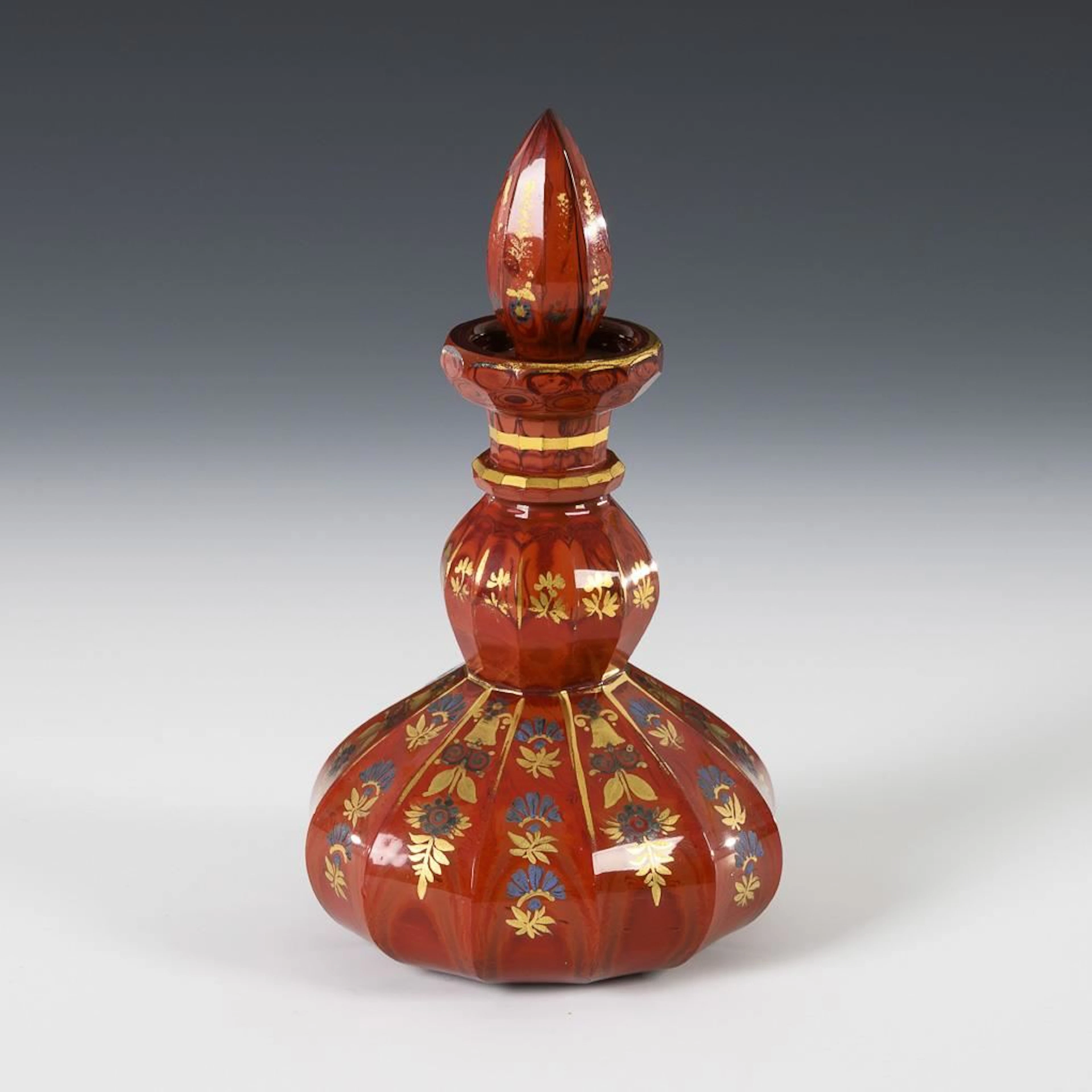 Russian lithyal glass bottle. St. Petersburg.
