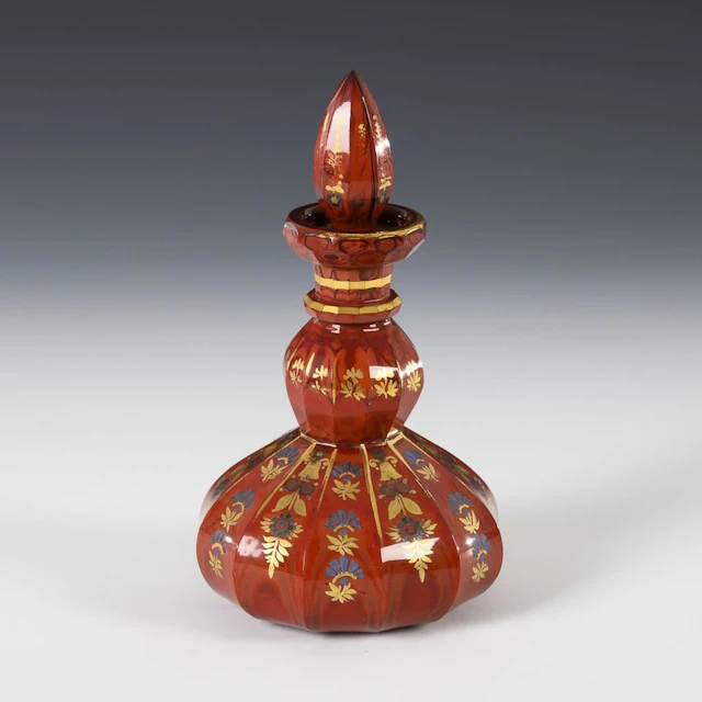 Russian lithyal glass bottle. St. Petersburg.