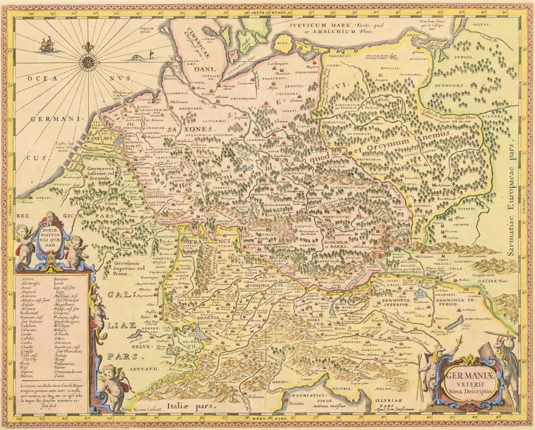 Map "Germania Veteris, Nova Descriptio"