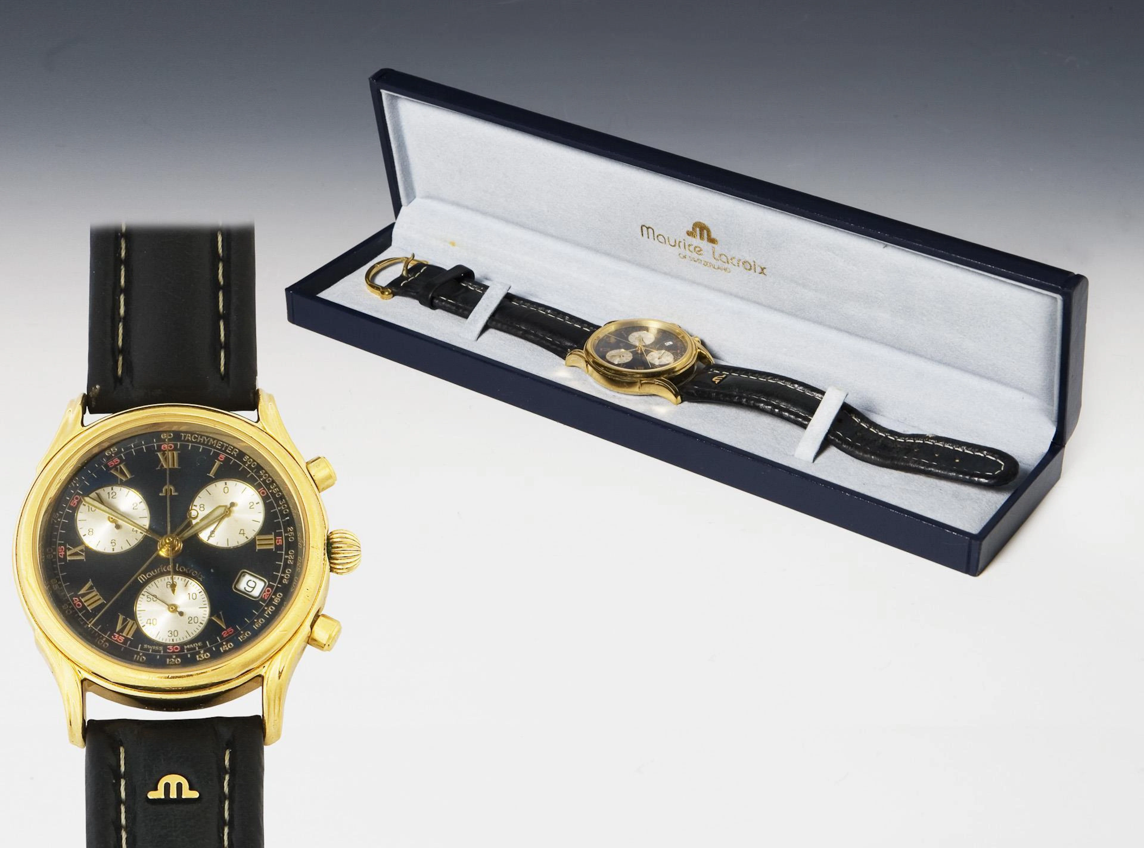 Wristwatch chronograph. MAURICE LACROIX.