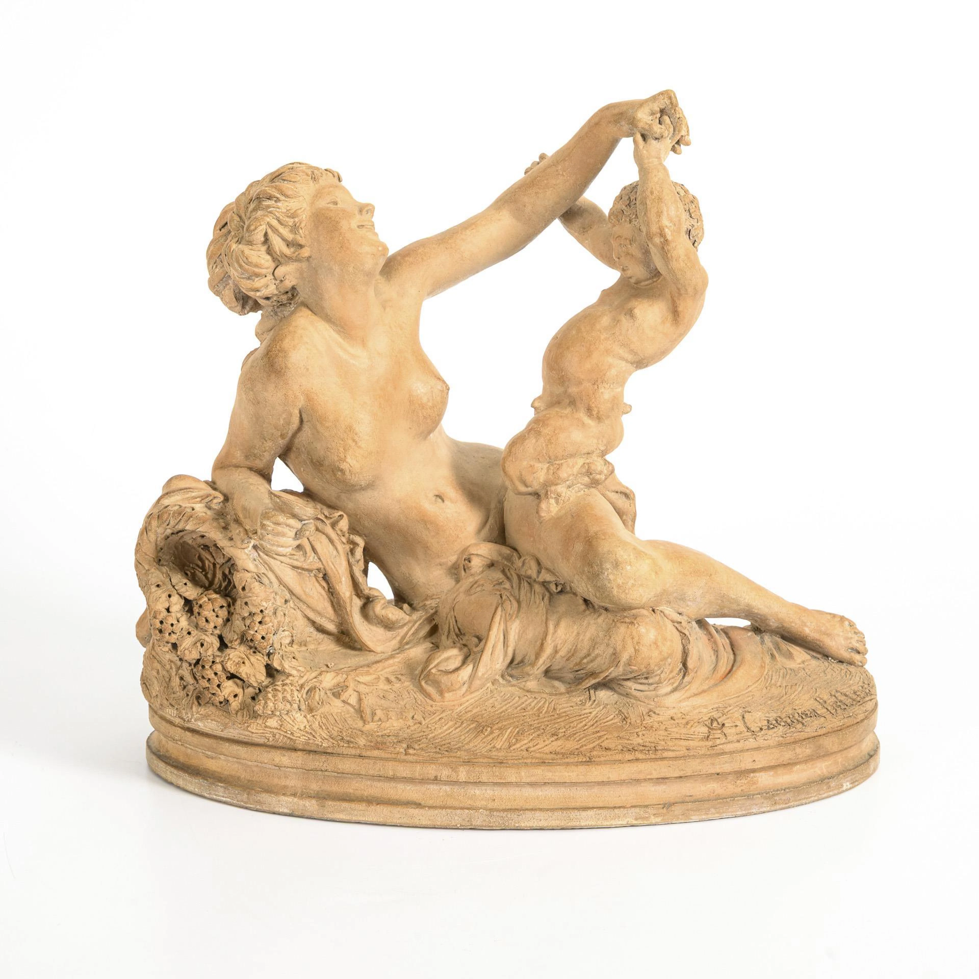 CARRIER-BELLEUSE, A, CARRIER-BELLEUSE, A, CARRIER-BELLEUSE, A, Terracotta