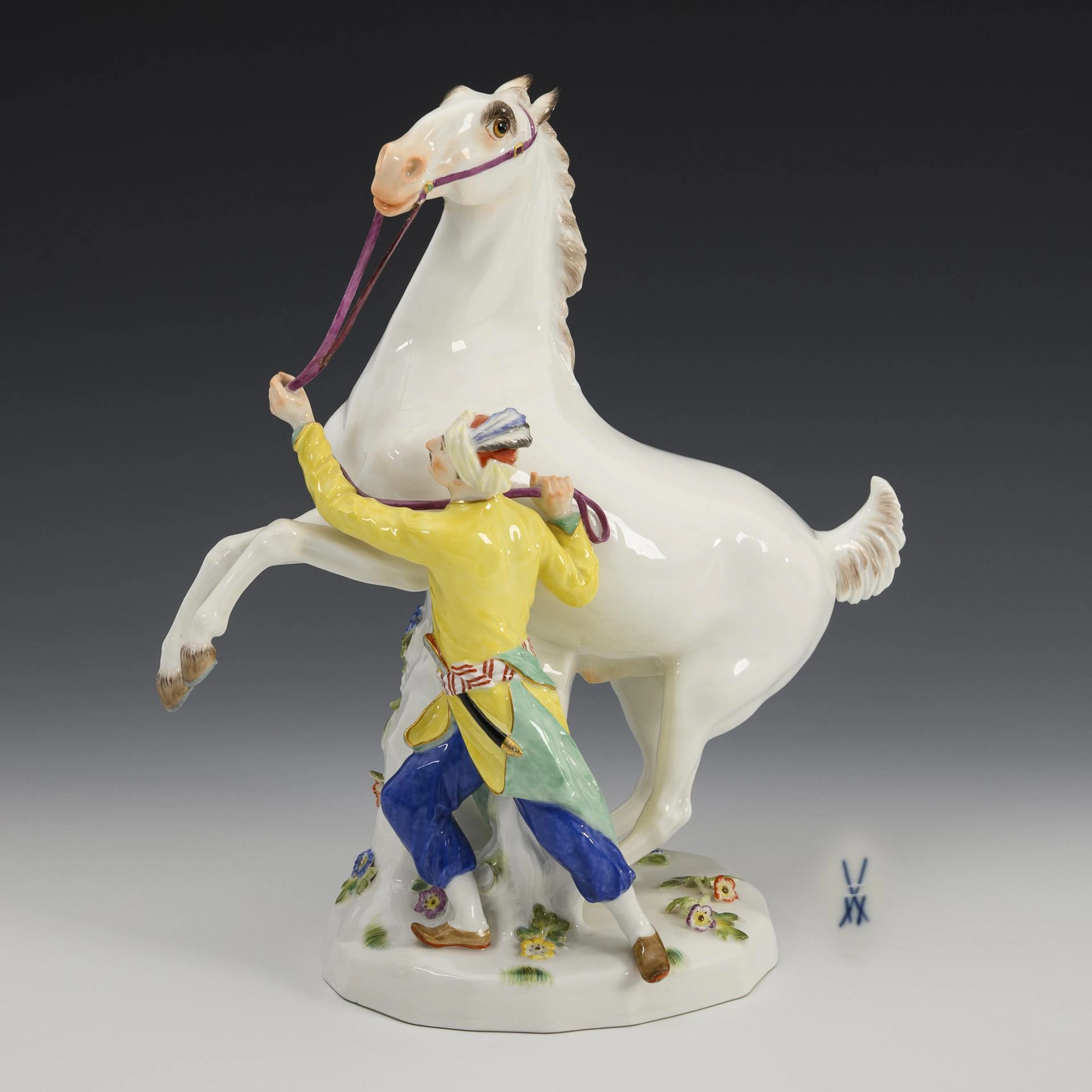 "Turk with horse" (original title). Meissen.