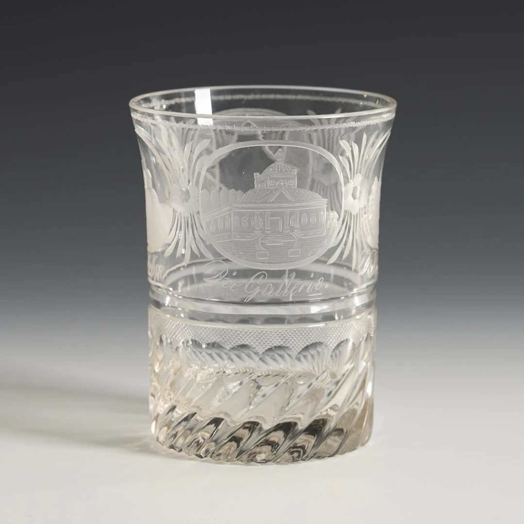Biedermeier landscape mug.