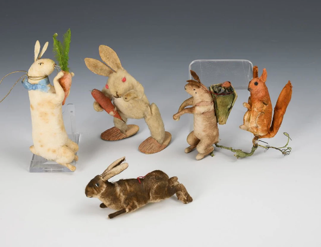 5 Cotton Animals.