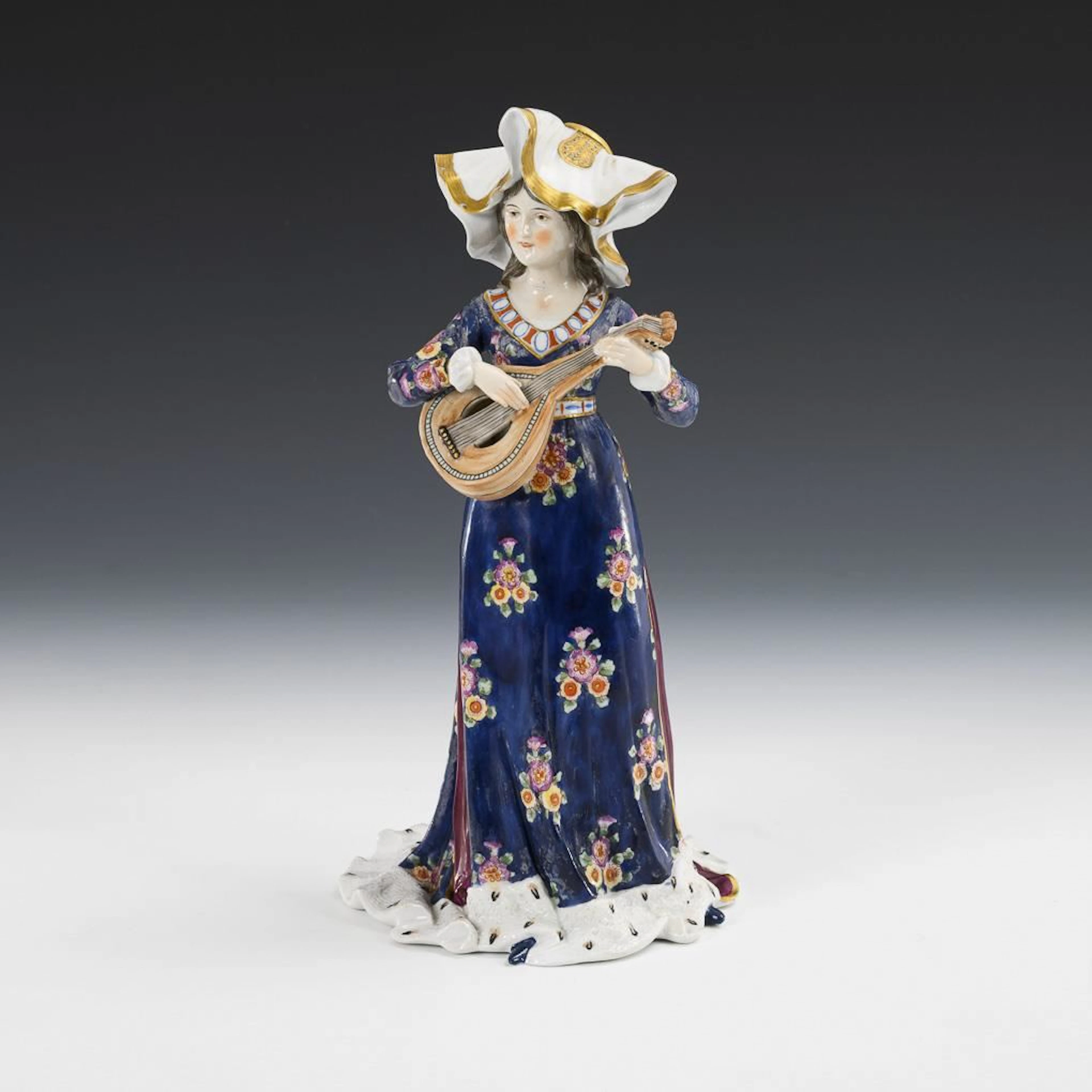 Renaissance Lady with Mandolin.