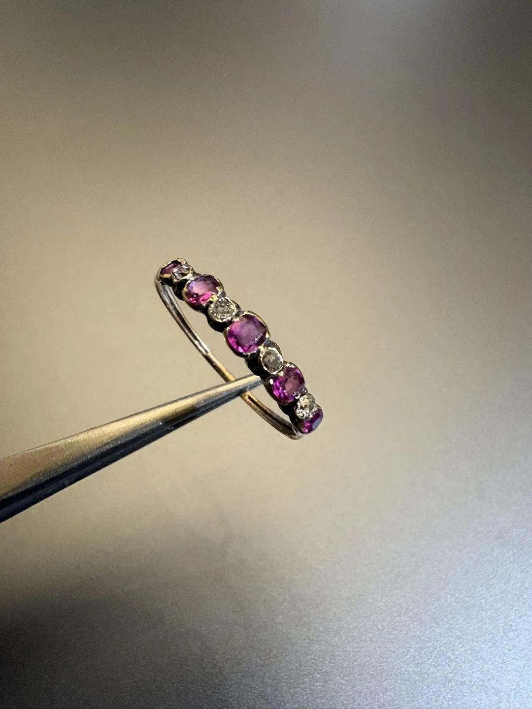XIX siècle : Bague en or rose 750°/°° ( tête de bélier ), ar - Lot 8