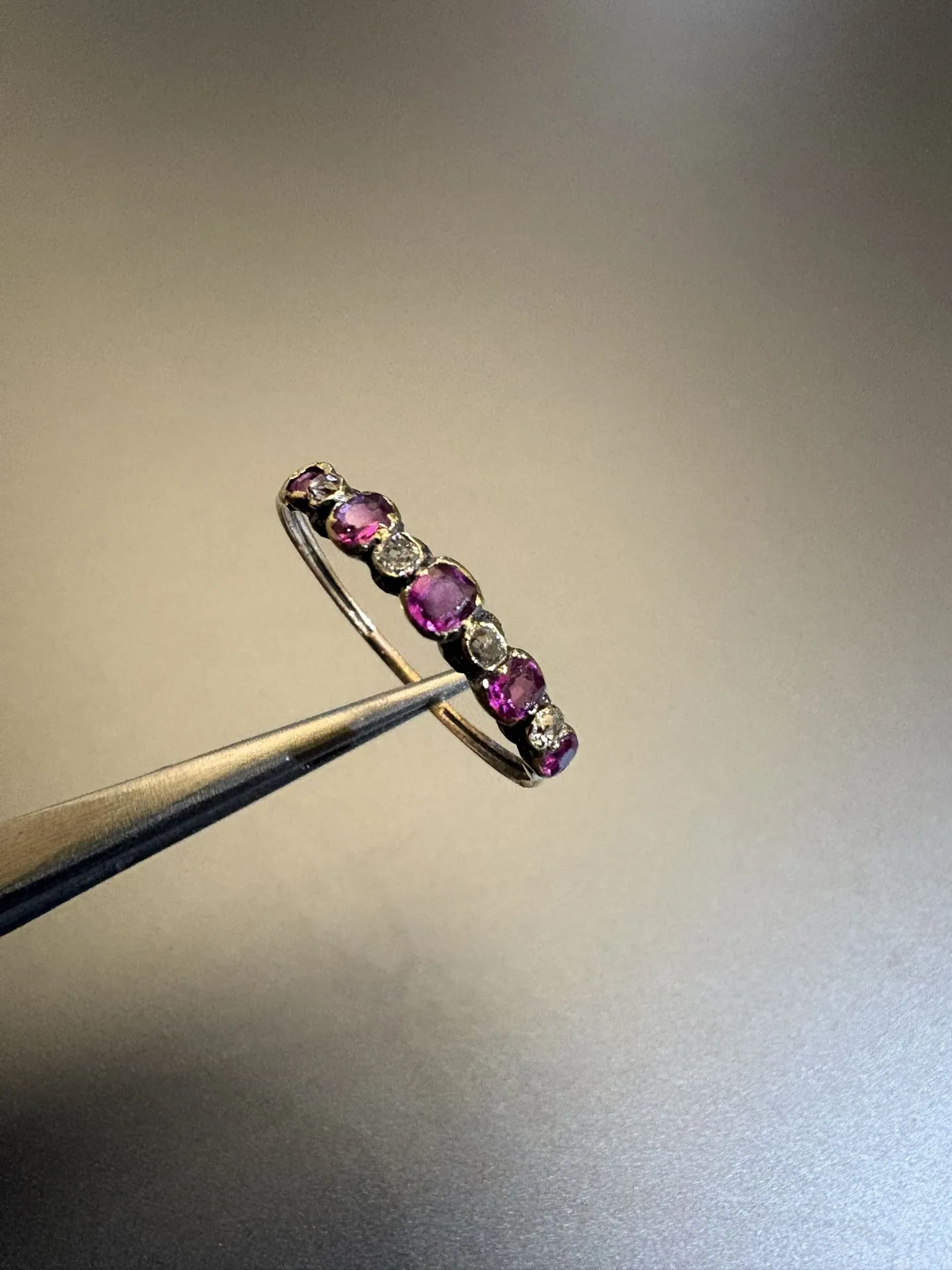 XIX siècle : Bague en or rose 750°/°° ( tête de bélier ), ar - Lot 8