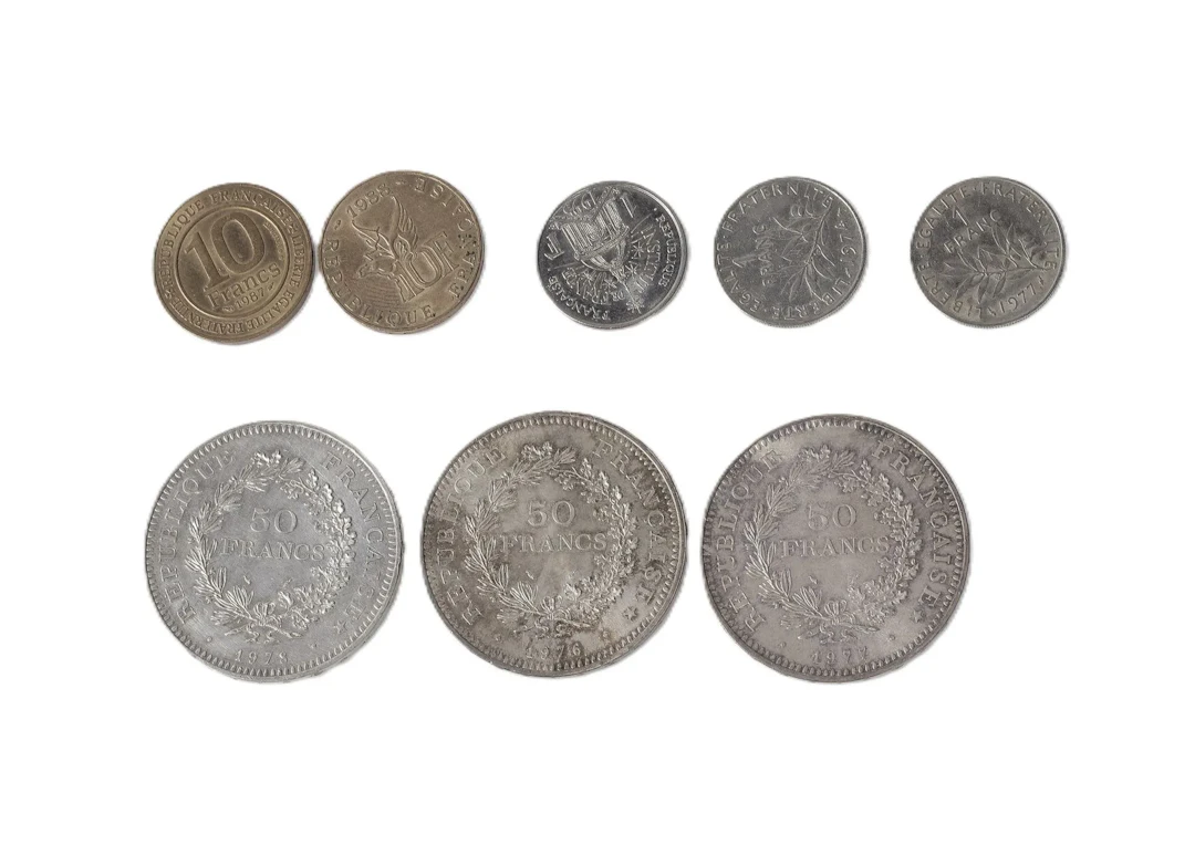 3 x 50 FRANCS type Hercule 1976, 1977 et 1978. - Lot 190