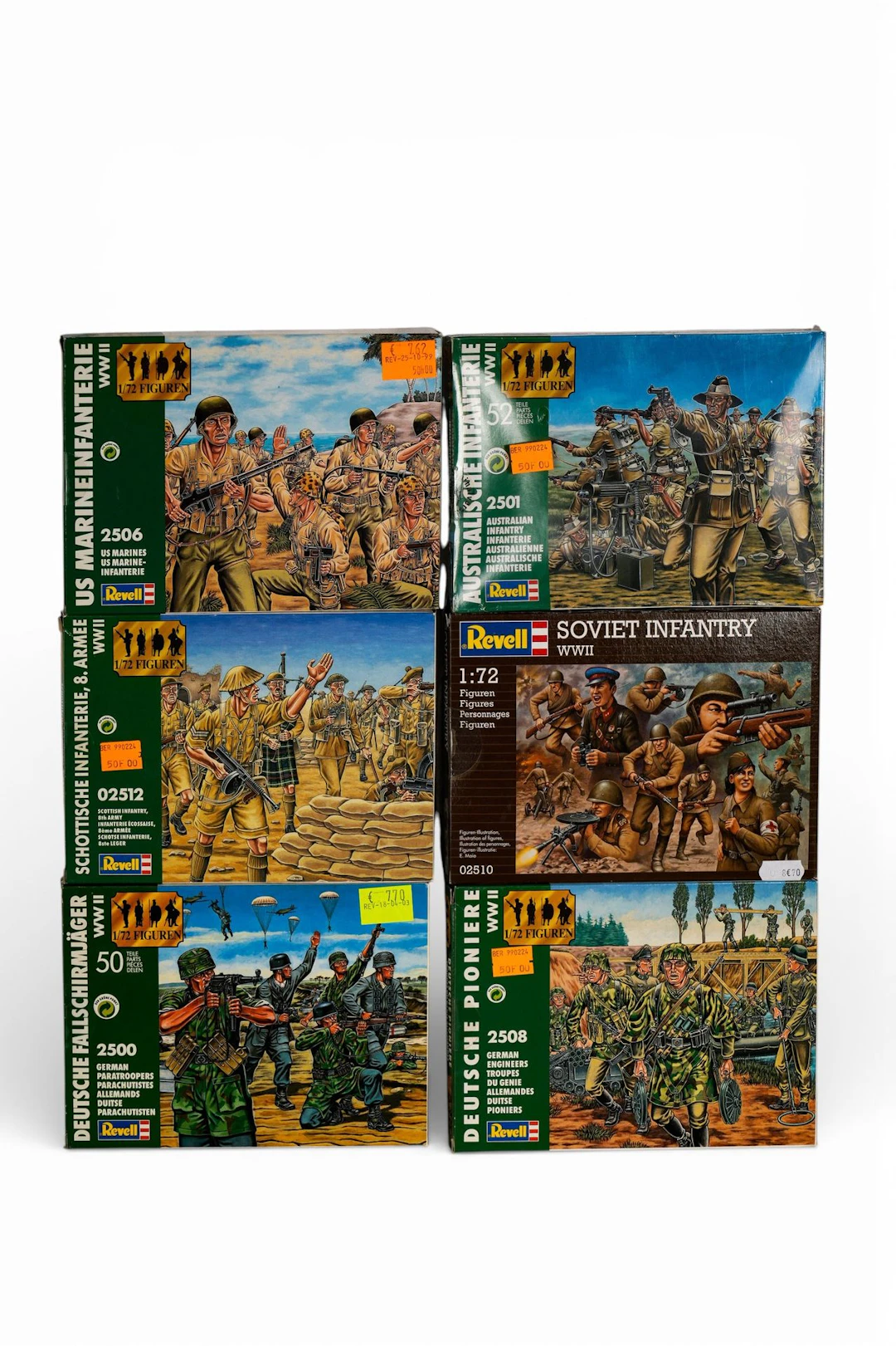 Revell 1/72. Allemands, Anglais, Australiens, Américains de - Lot 155