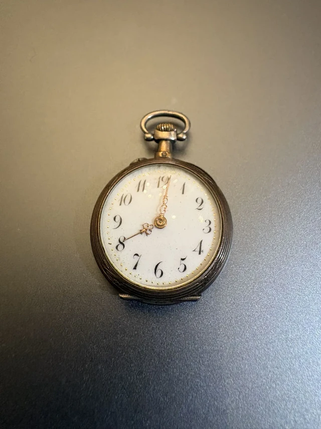 Montre gousset en argent 800°/°°. Poids brut : 19 g. - Lot 50