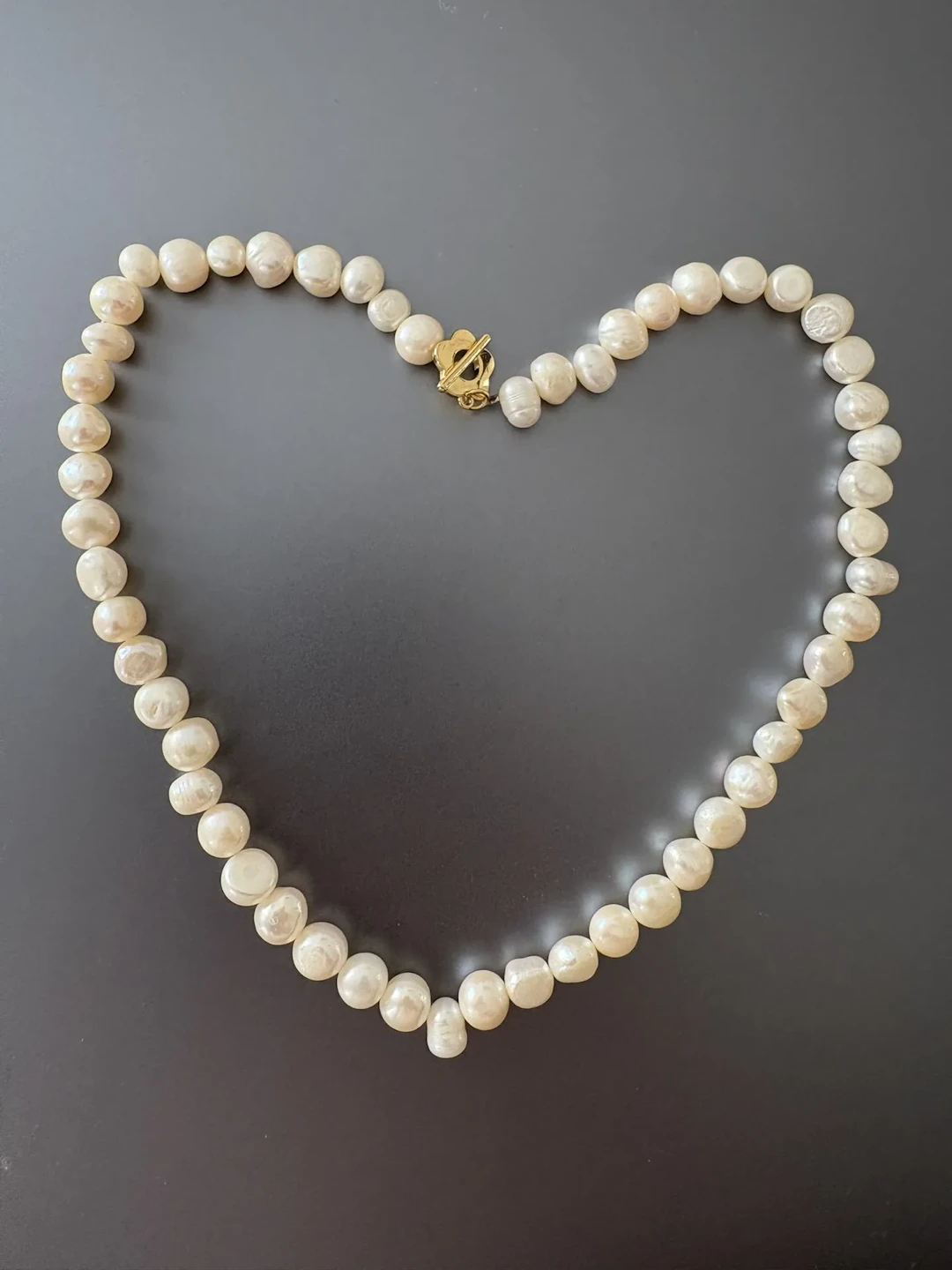 Collier de perles de culture d'eau douce, fermoir en métal d - Lot 250