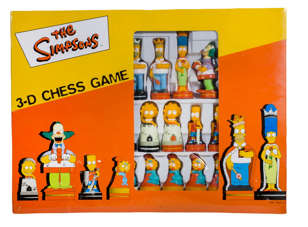 The Simpsons. Jeu d’échecs (3-D Chess Game). - Lot 123