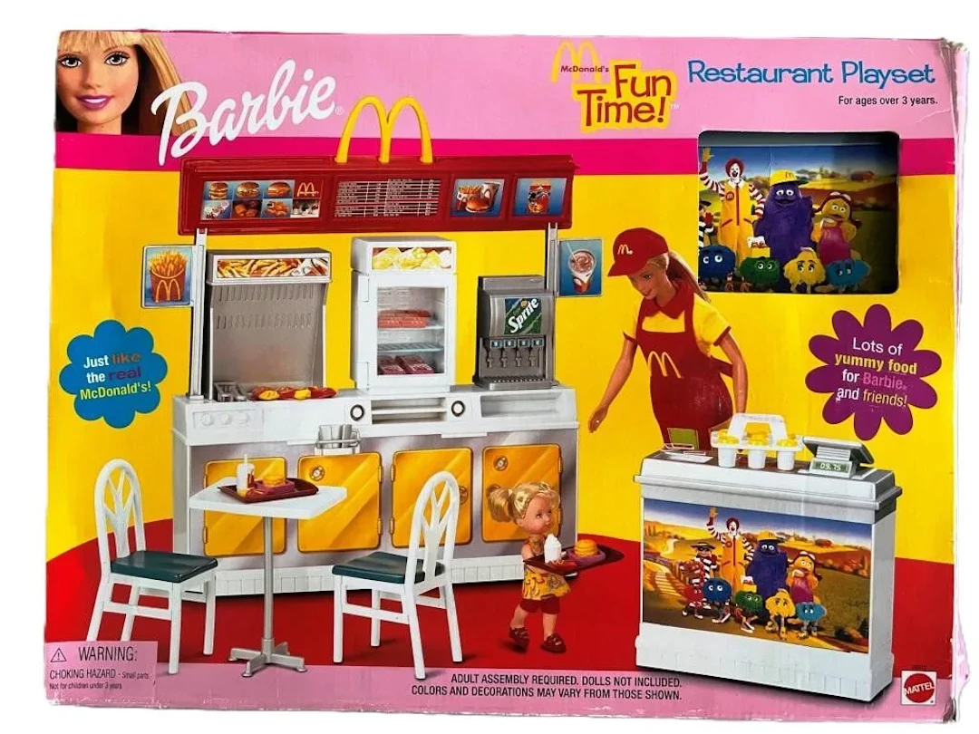 Barbie. Mattel 2001. Mc Donald’s fun time avec boite (non co - Lot 60