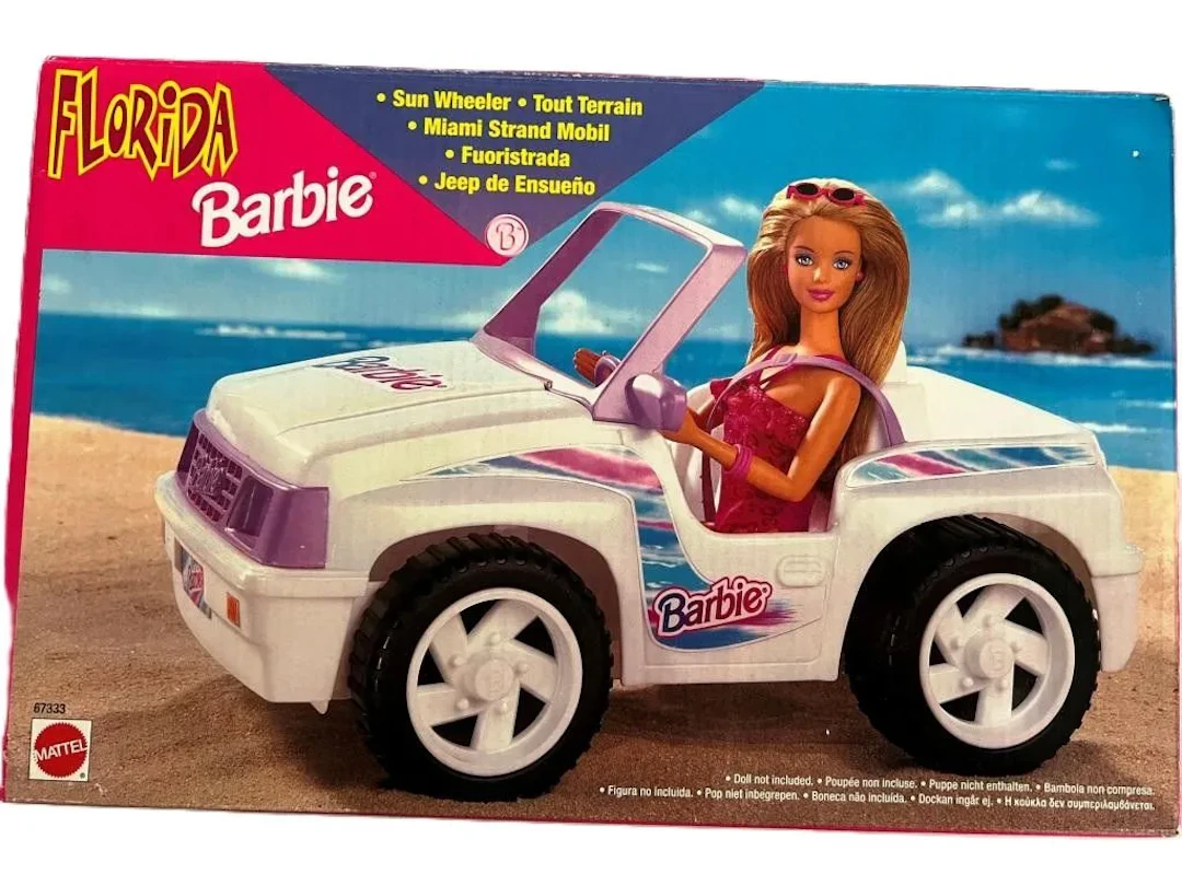 Barbie. Mattel 1998. Florida Miami JEEP. - Lot 62