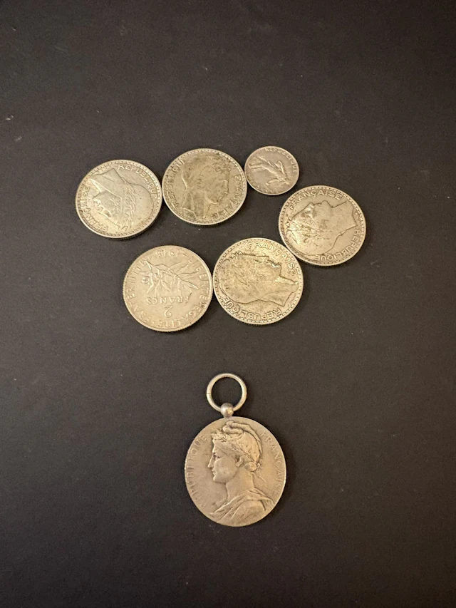 Lot de MONNAIES FRANCE en argent 1913-1933 : - Lot 275