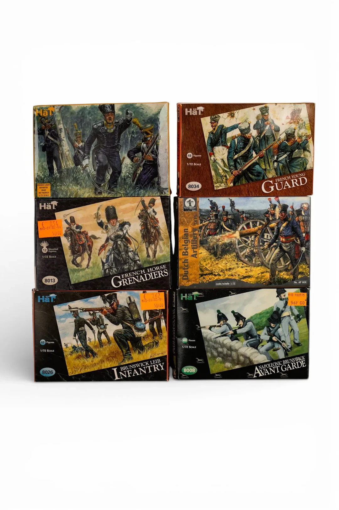 HAT 1/72. 1er Empire. Grenadiers et Jeune garde, Prussiens, - Lot 154