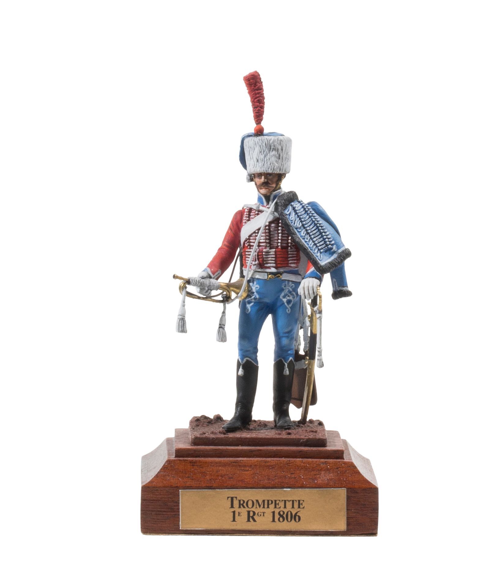 figurine soldat  vertunni  trompette de dragon de l'empire