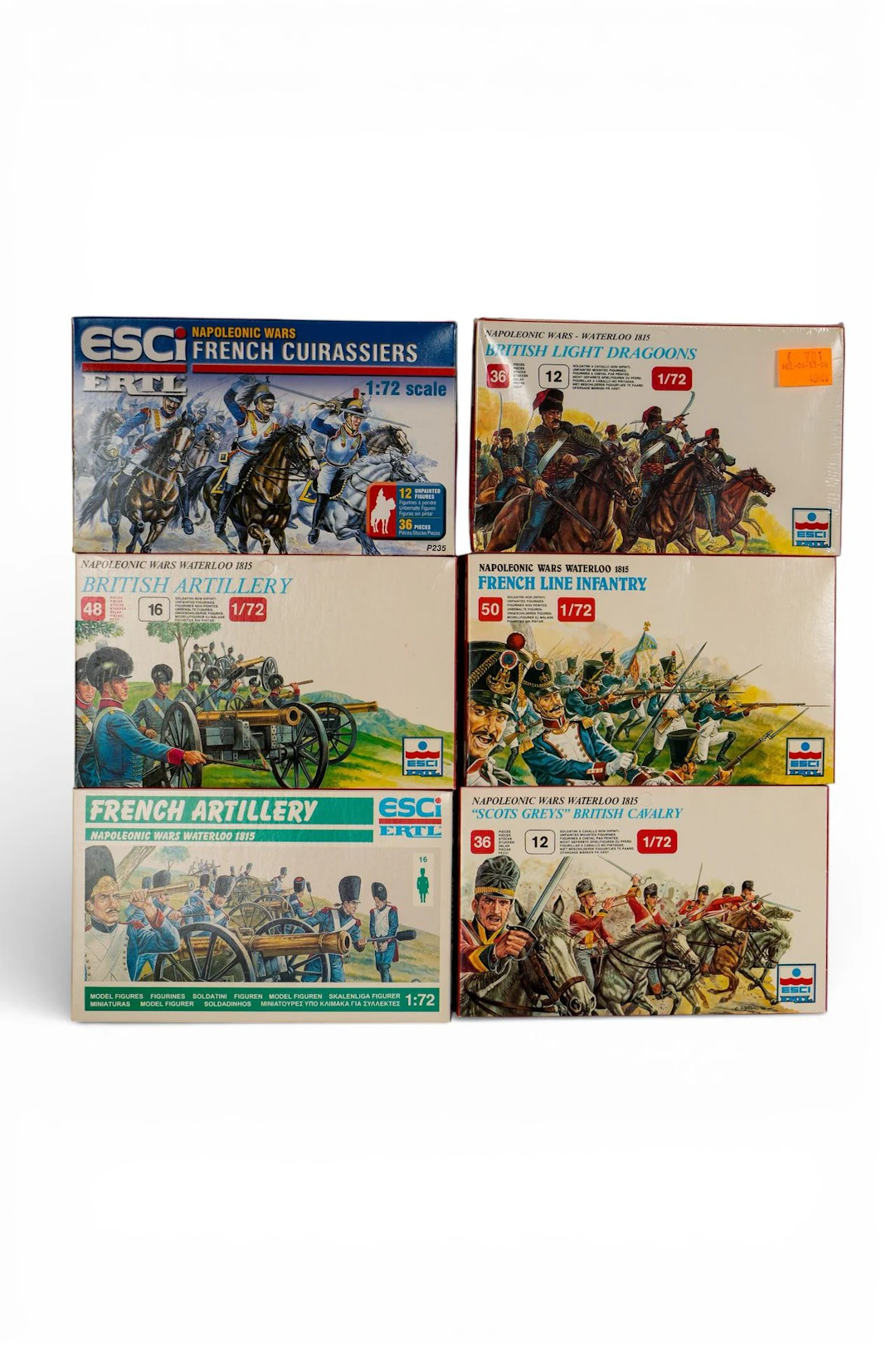 Esci 1/72. 1er Empire. Artilleries Française et Anglaise, Sc - Lot 152