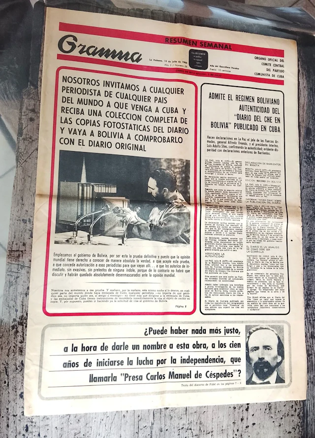 GRANMA : Organe officiel du comité central du parti communis - Lot 296