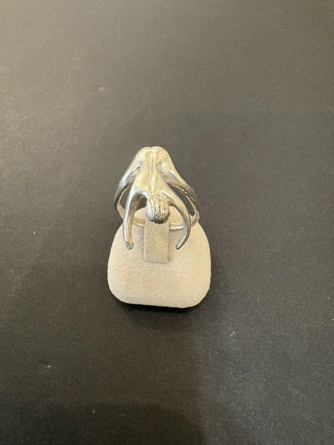 Érotique : Bague homme en argent 800°/°°. Taille : 55. Poids - Lot 104