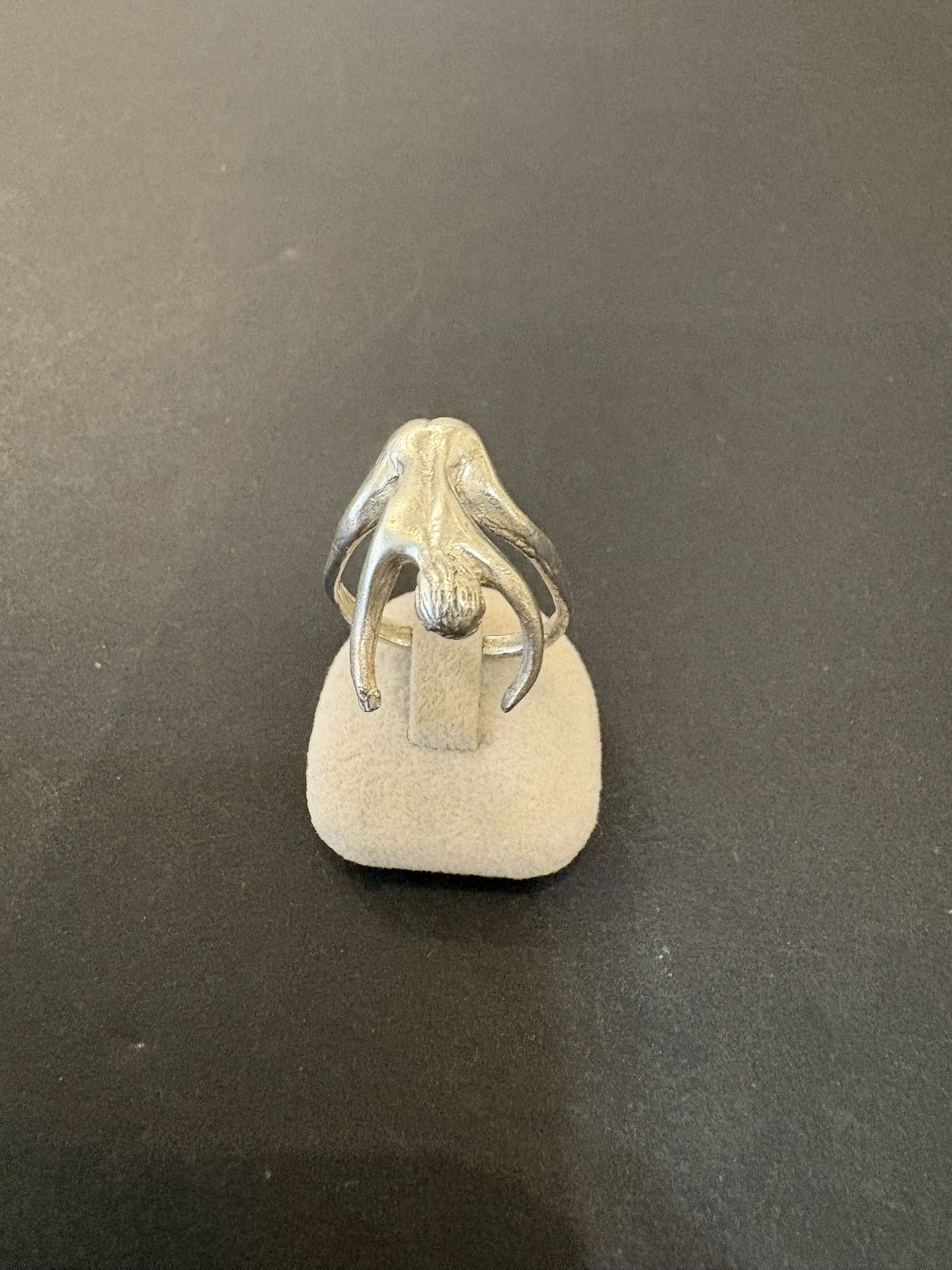 Érotique : Bague homme en argent 800°/°°. Taille : 55. Poids - Lot 104