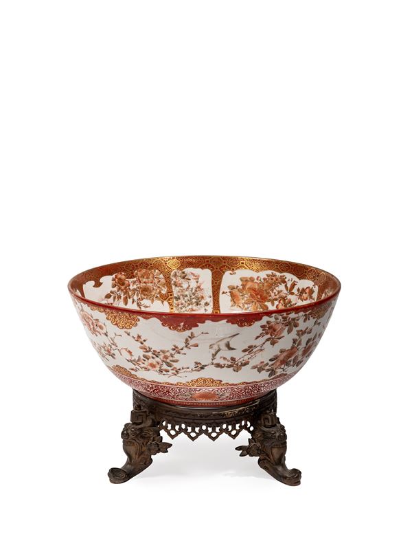 KUTANI PORCELAIN BOWL, Japan, Meiji period (1868-1912)