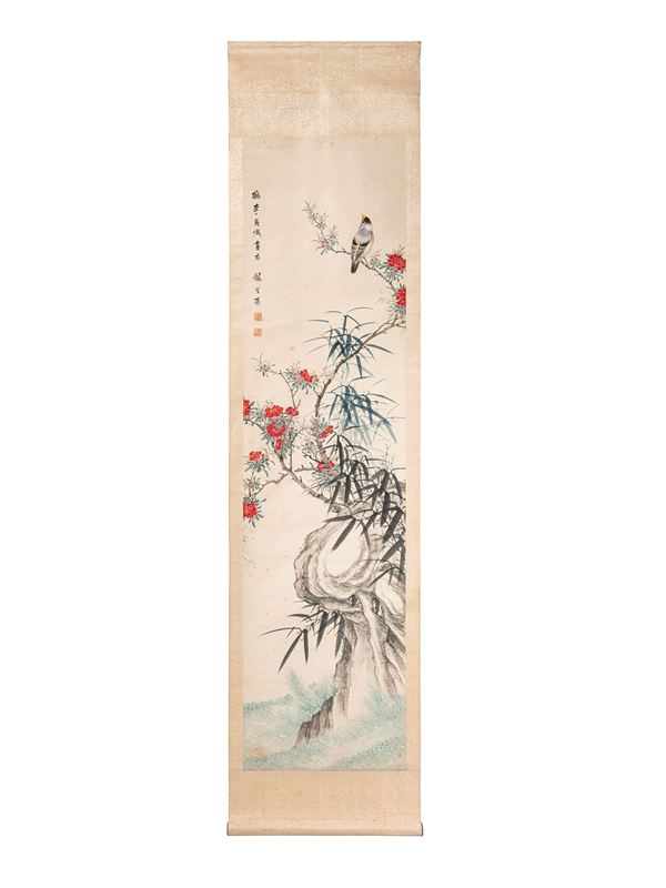 A PAINTING ON PAPER SIGNED BY LUI SHENGFU, China, 19th/20th century