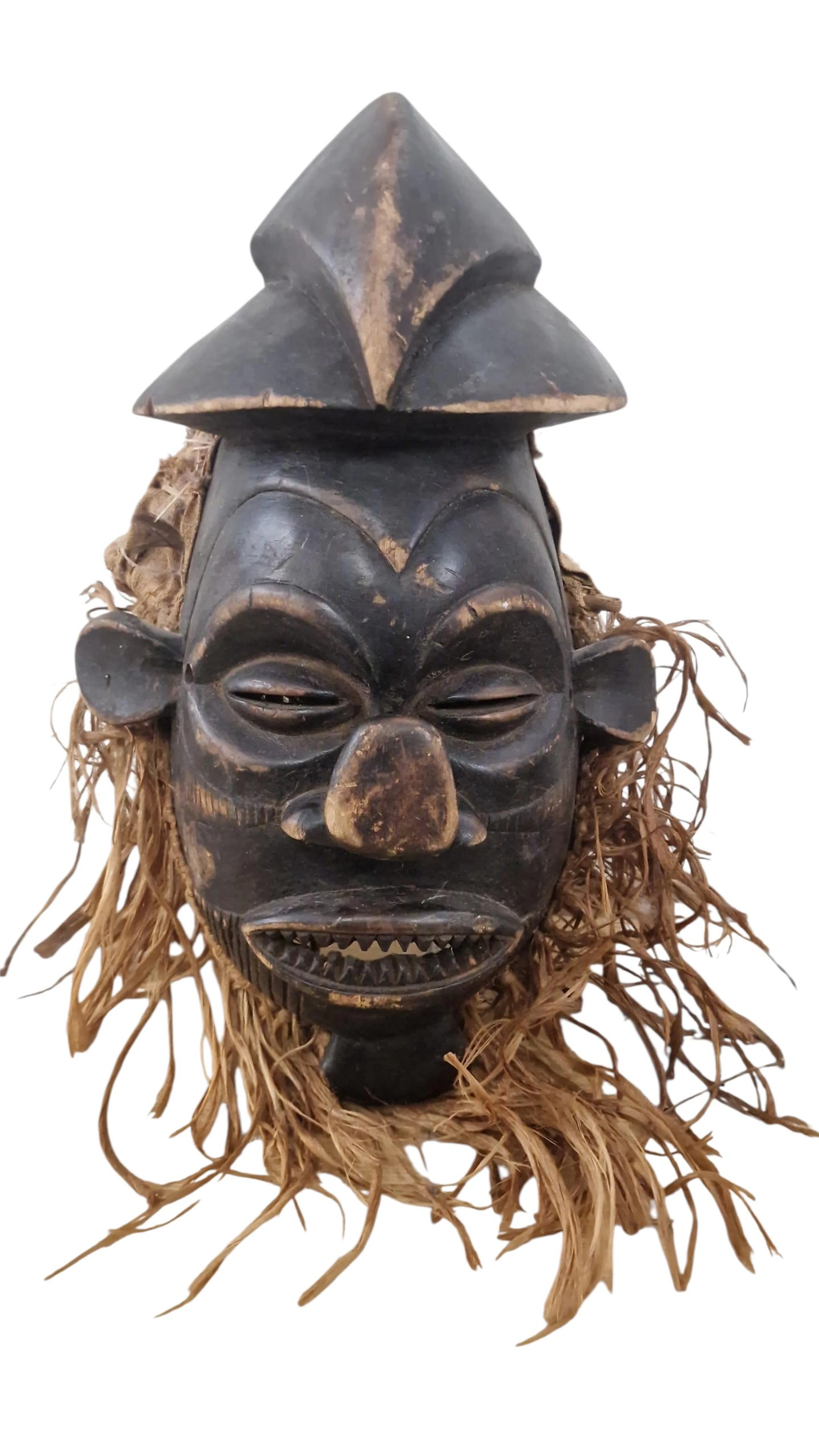 afrikansk stamme-maske, af Punu-typen fra Gabon.