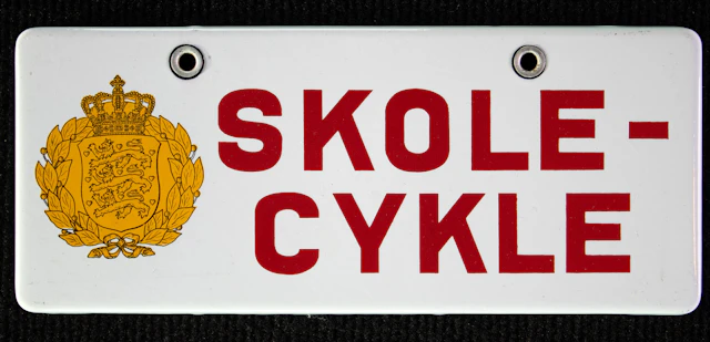 Skole-Cykle Nummerplade