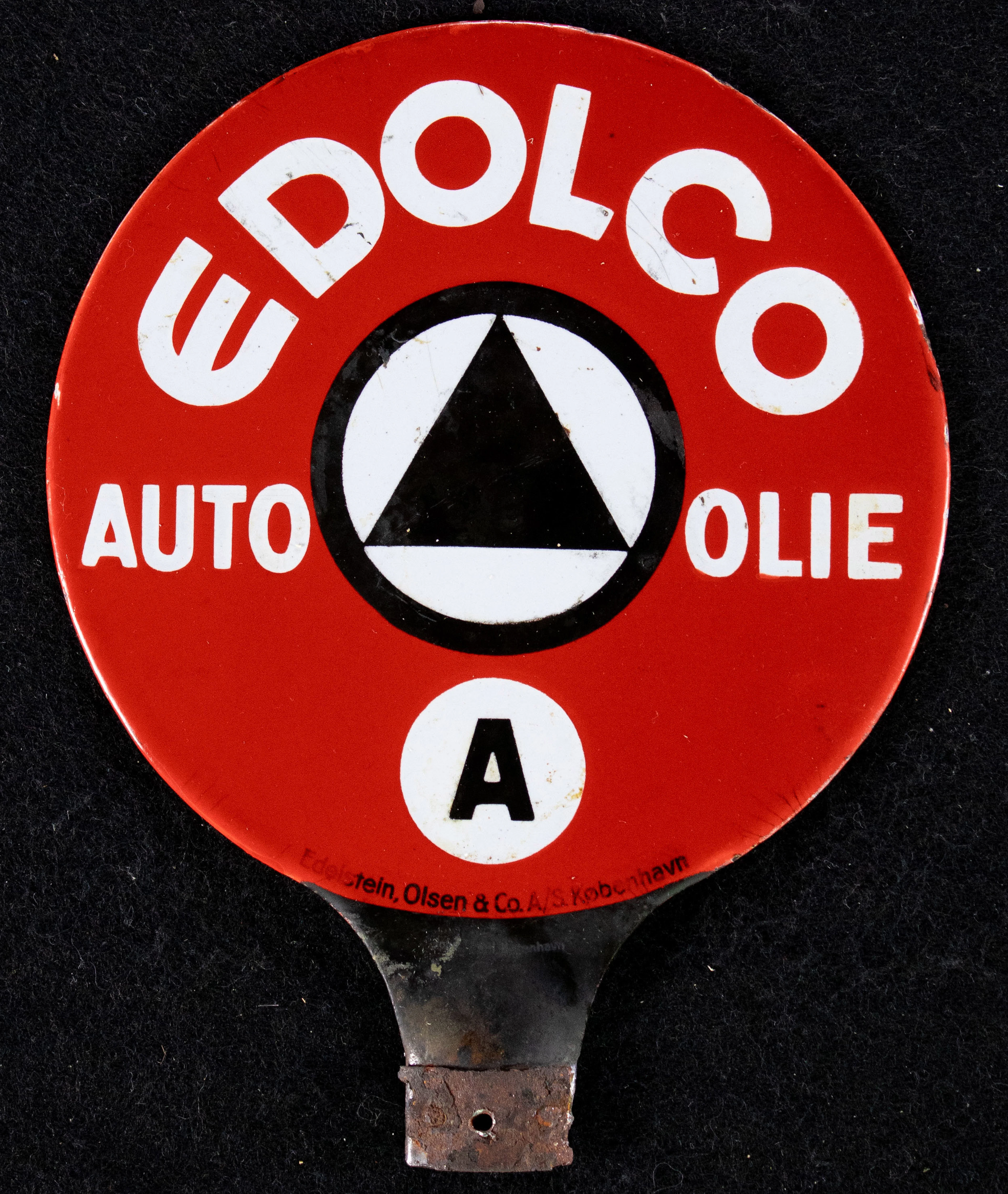 Edolco Autoolie Pumpeskilt