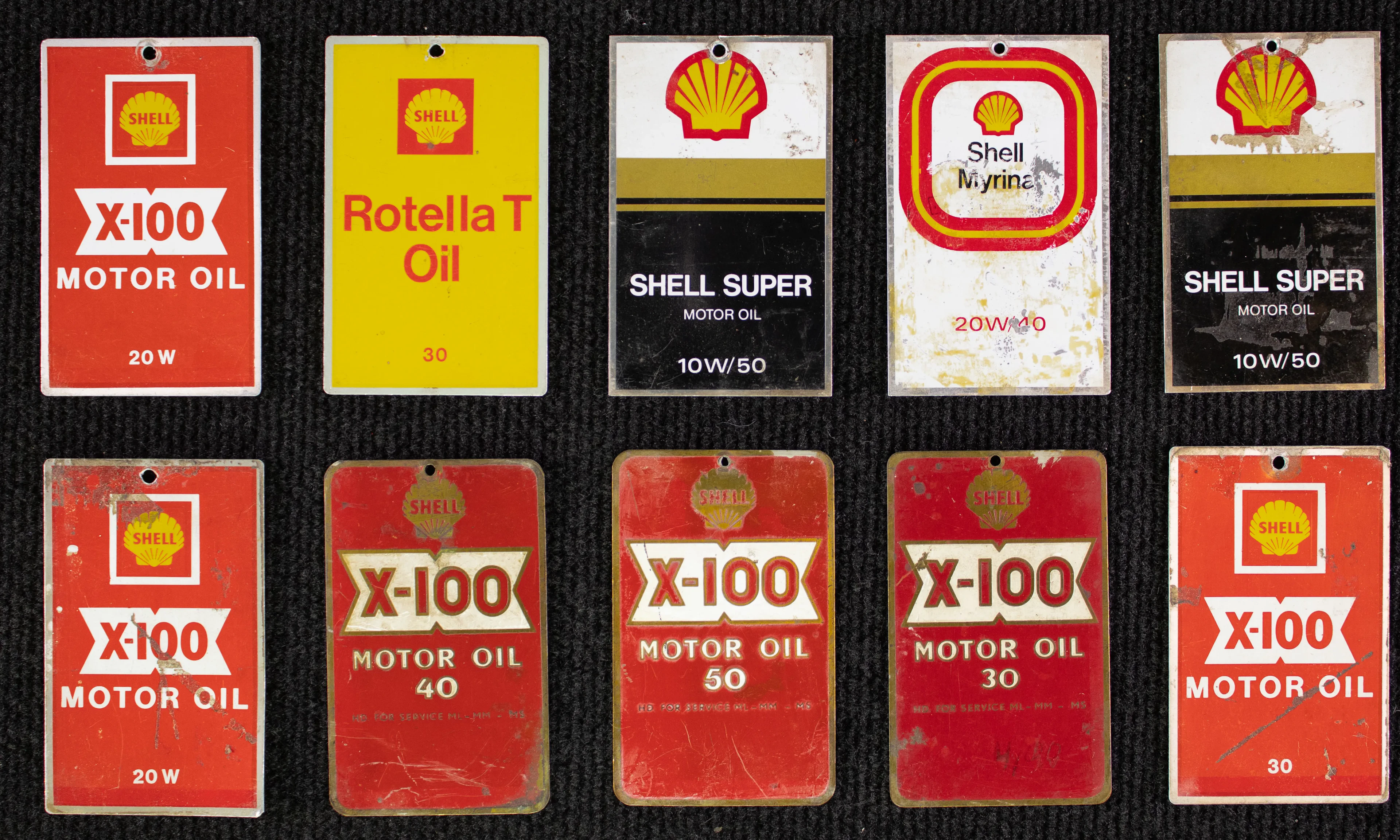 Shell Olieskilte (10 stk.)