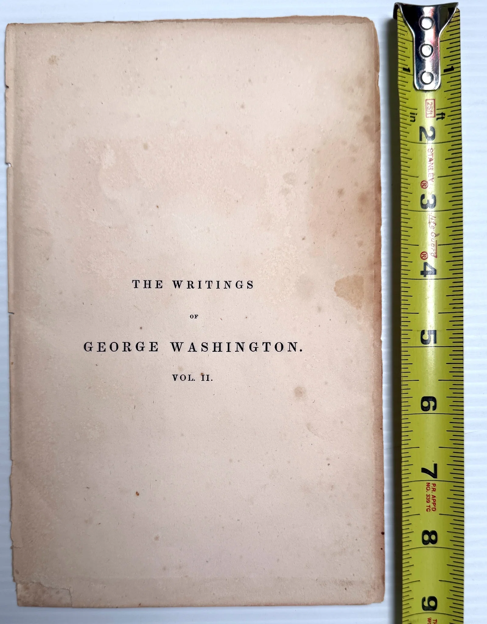 FRONTISPIECE FROM The Writings of George Washington