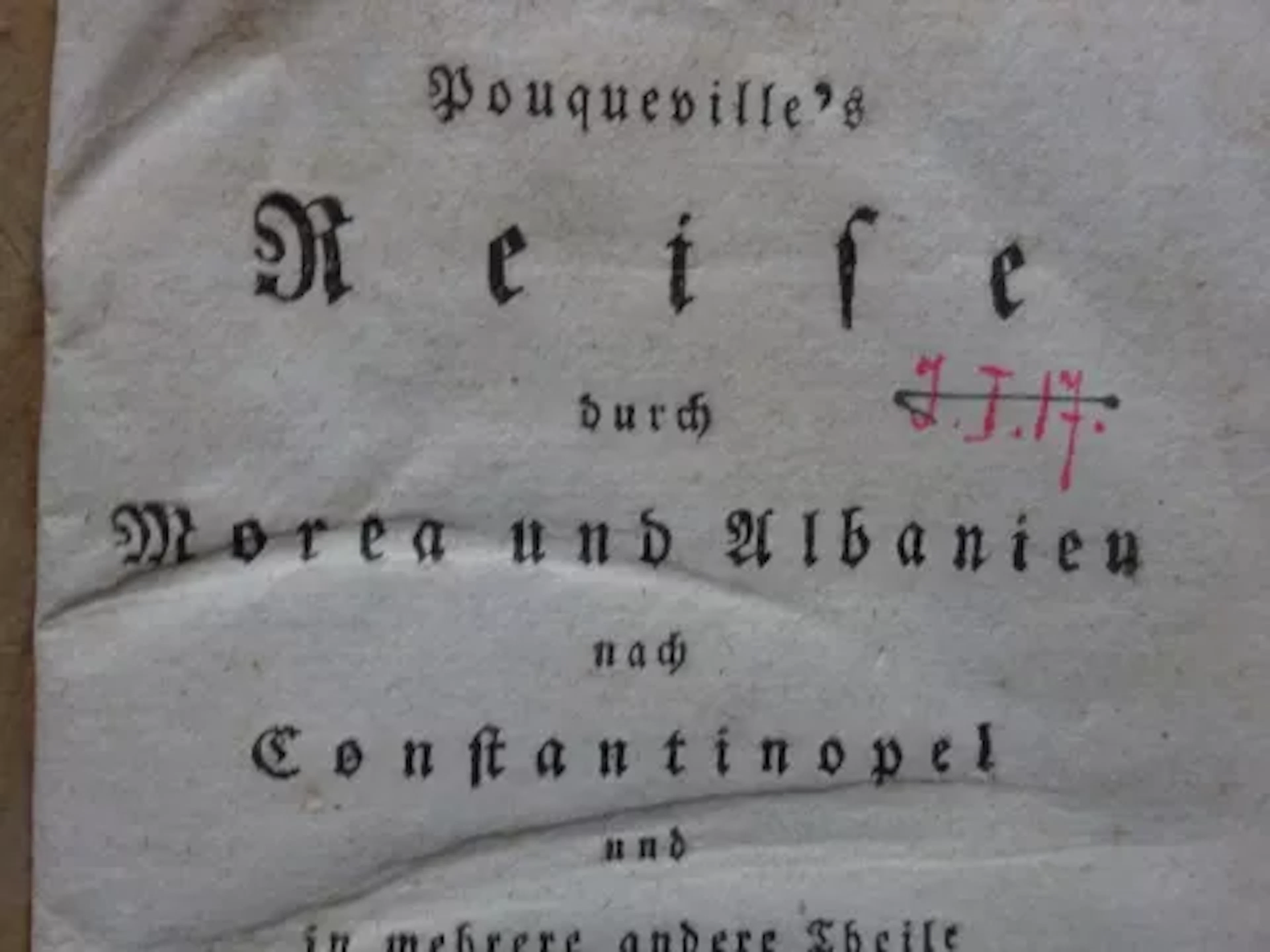 Pouqueville - Reise durch Morea Bd. 1