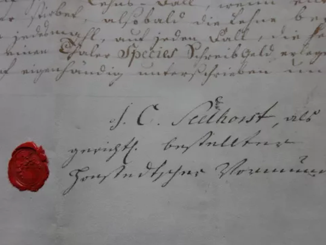Honstedt - Lehnsurkunde 1778