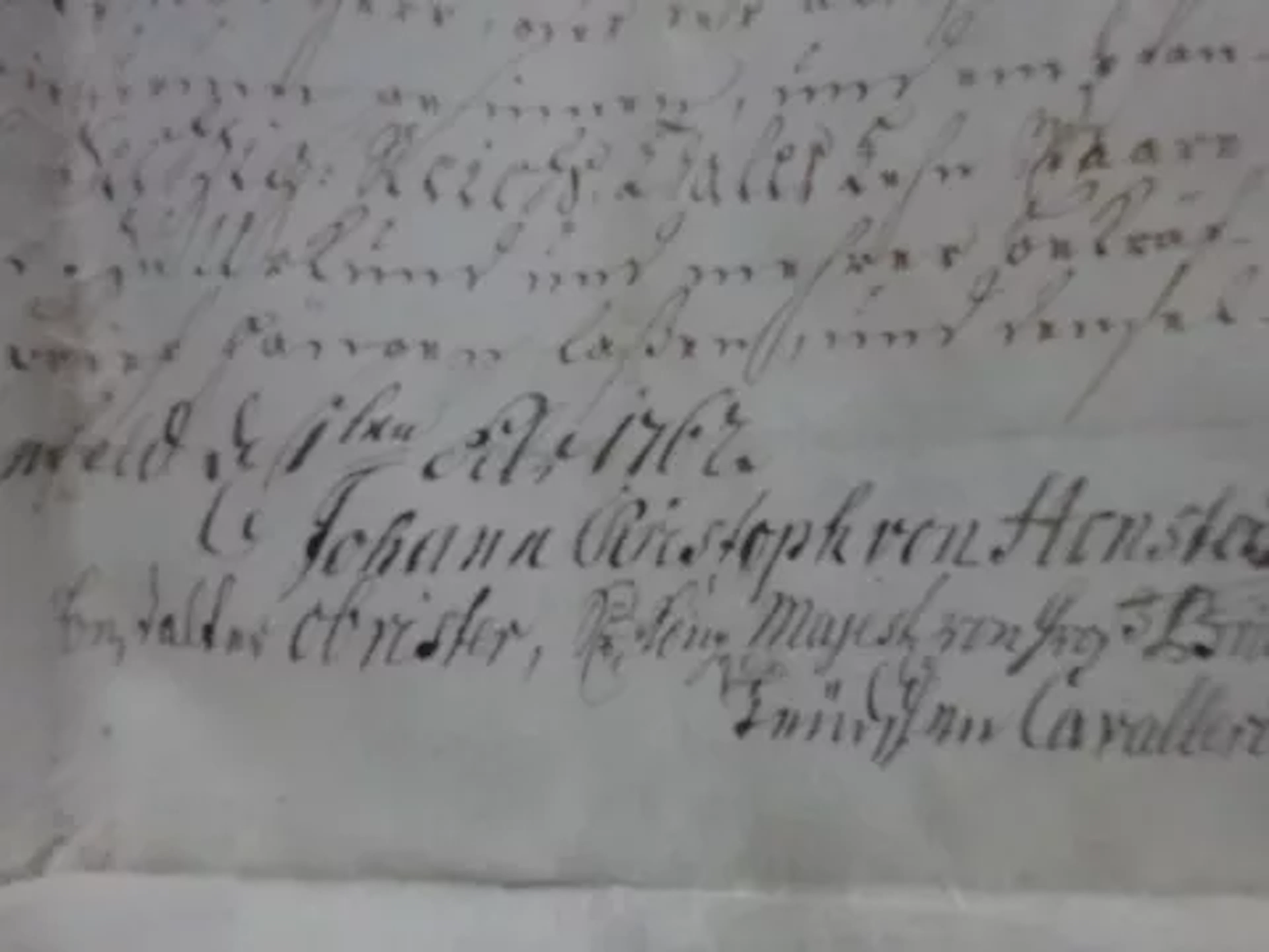 Hohnstedt - Lehnsurkunde 1762