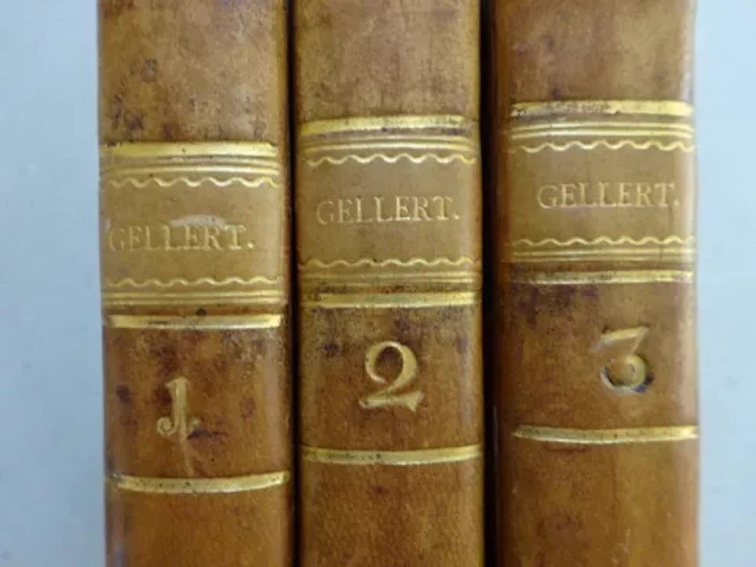 Gellert - Schriften, 3 Bände