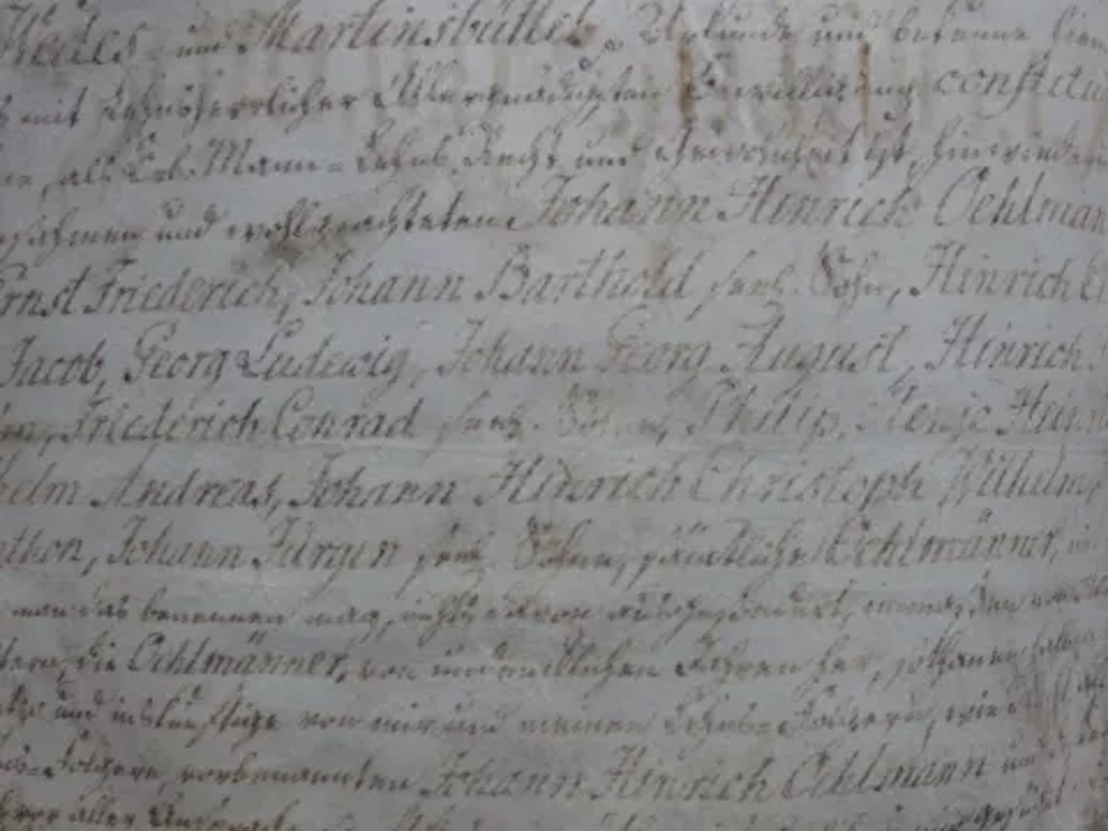 Grote - Erblehnsurkunde 1787