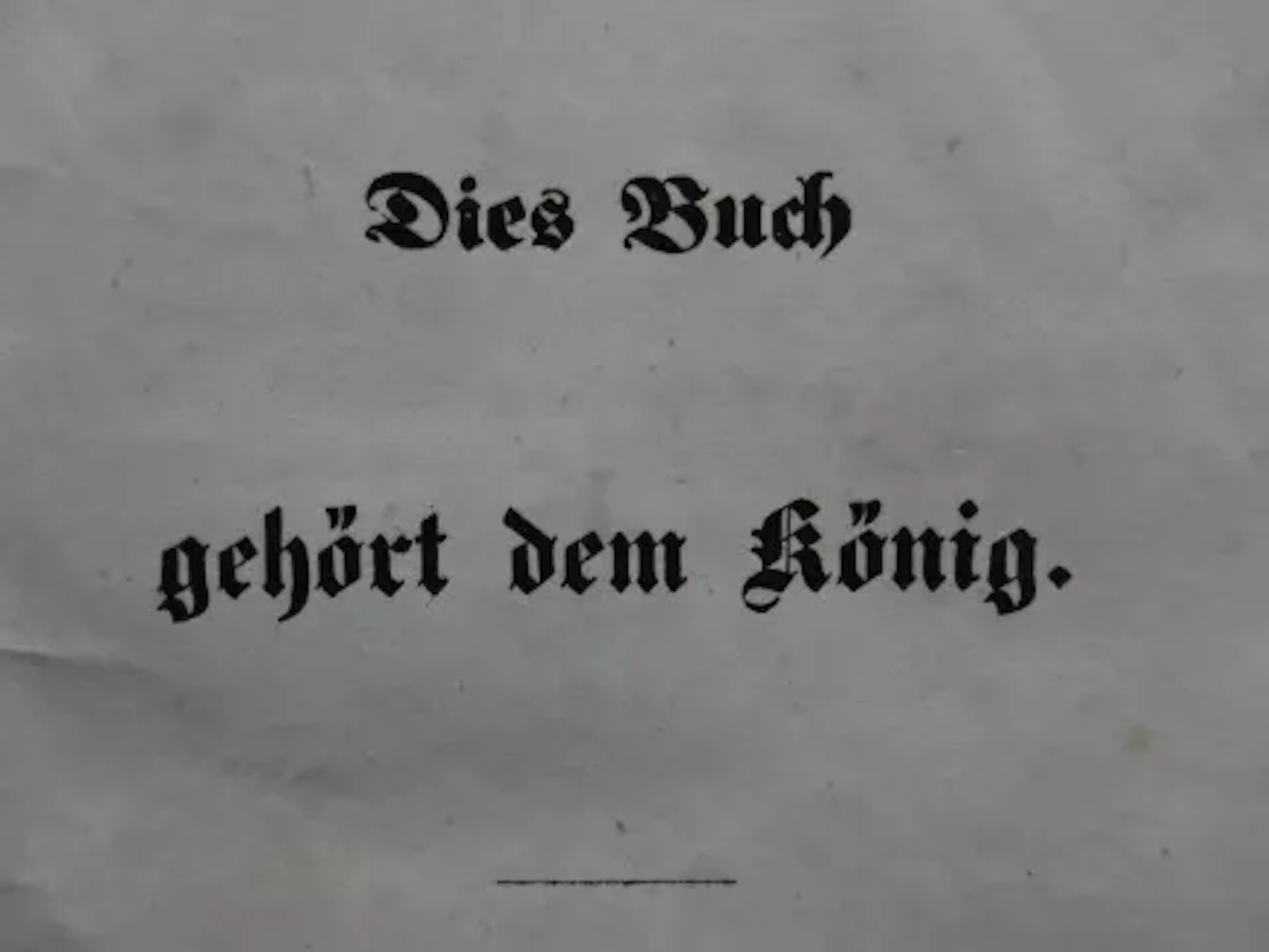 Arnim - Dies Buch gehört dem König