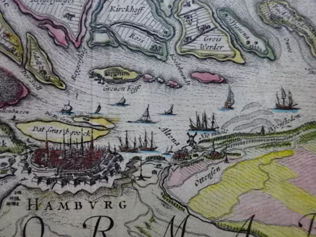 Blaeu - celeberrimi fluvii Albis