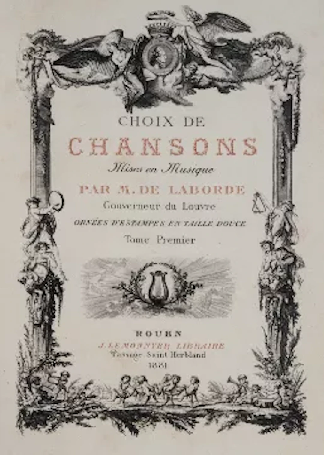 Laborde - Choix de Chansons, 4 Bände