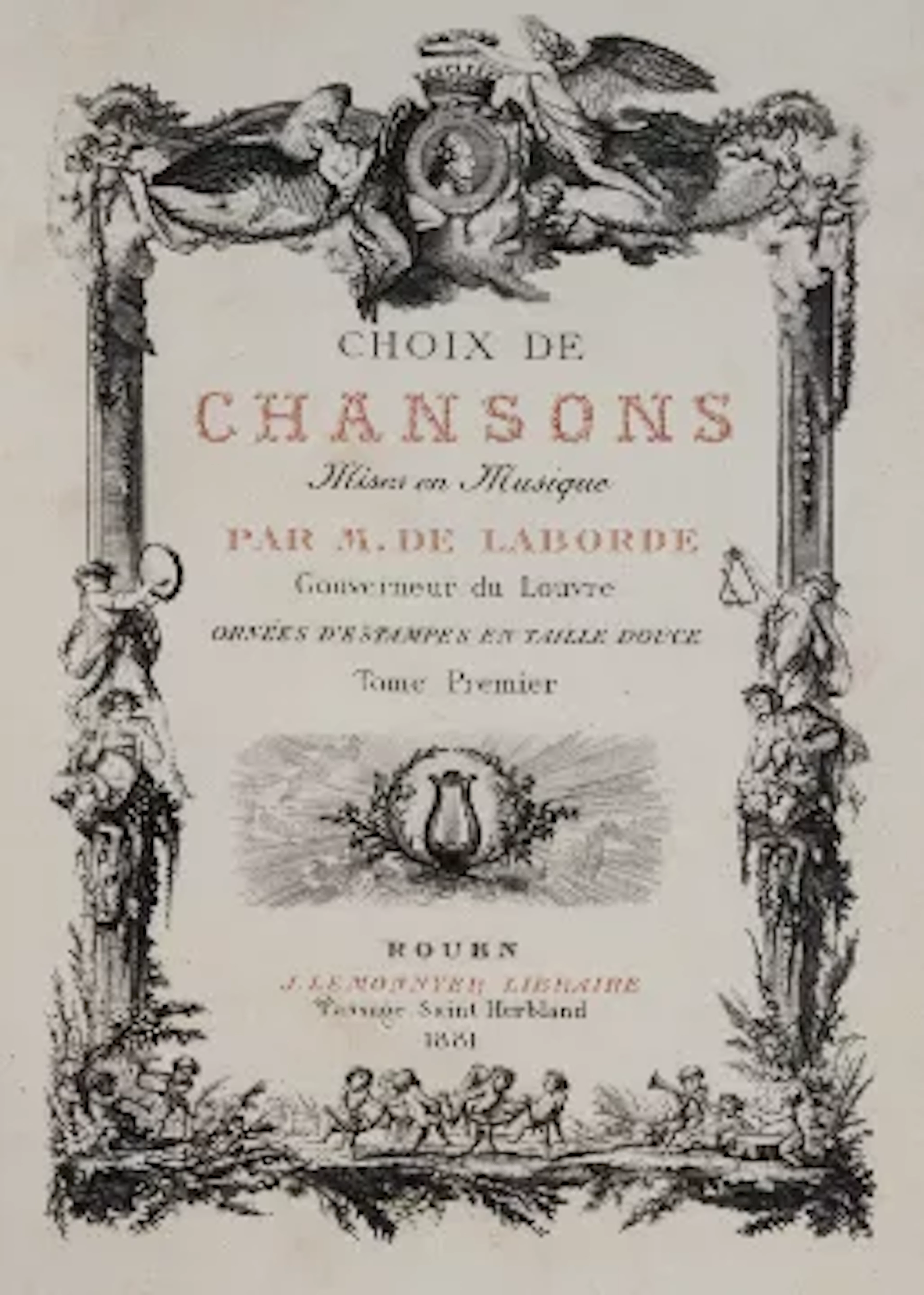 Laborde - Choix de Chansons, 4 Bände
