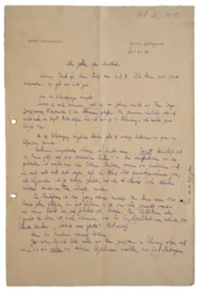 Tucholsky - Brief an Steinthal