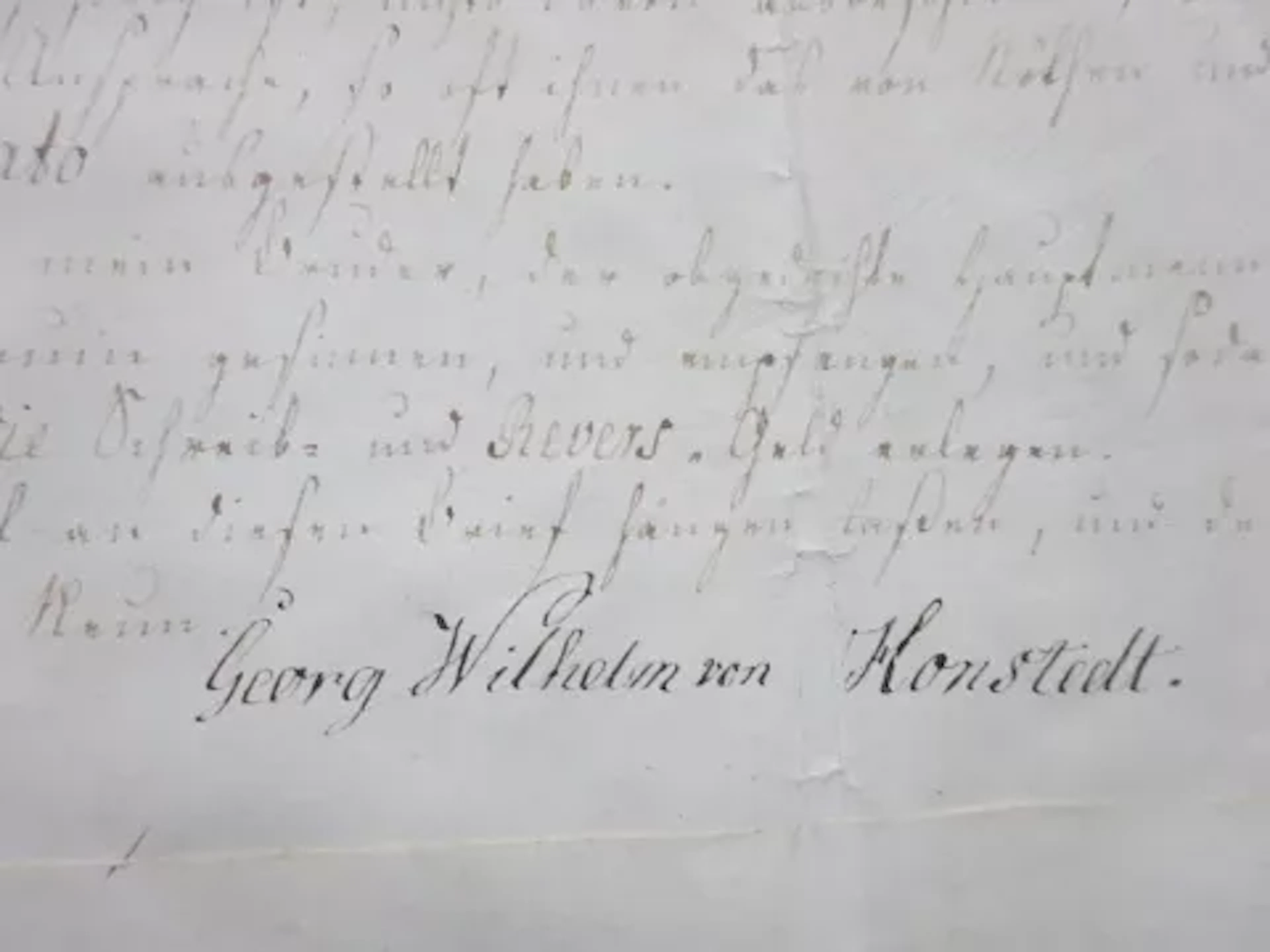 Honstedt - Lehnsurkunde 1789