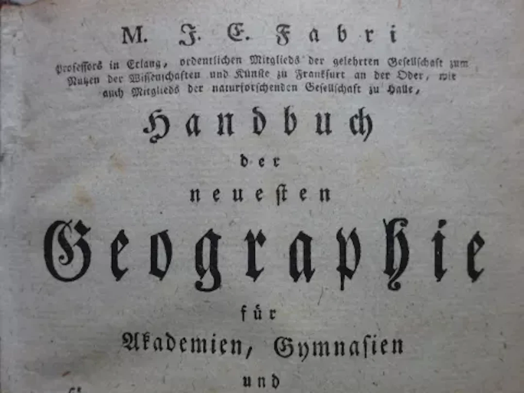 Fabri - Geographie, 2 Bände