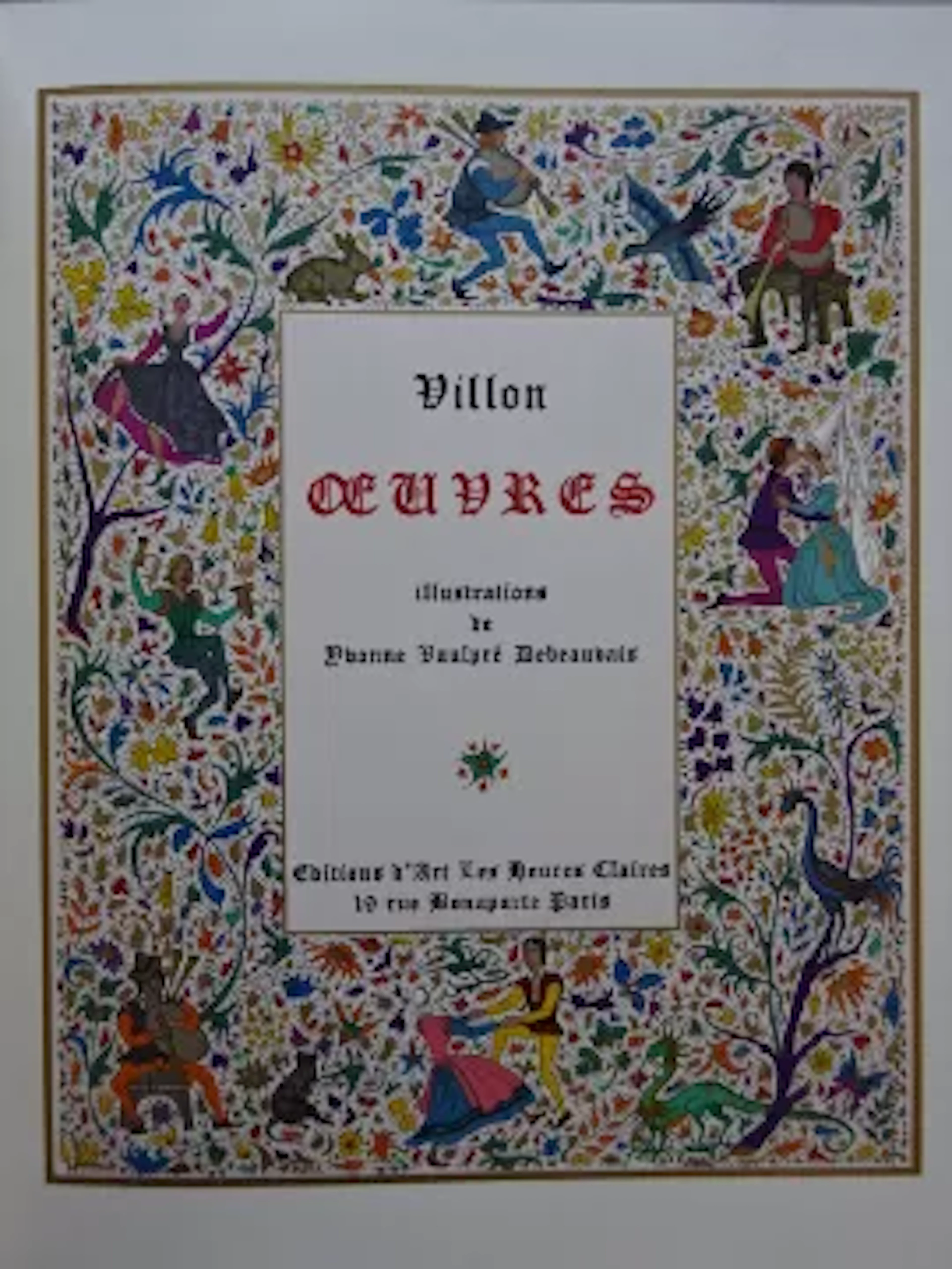 Villon - Oeuvres, 2 Bände