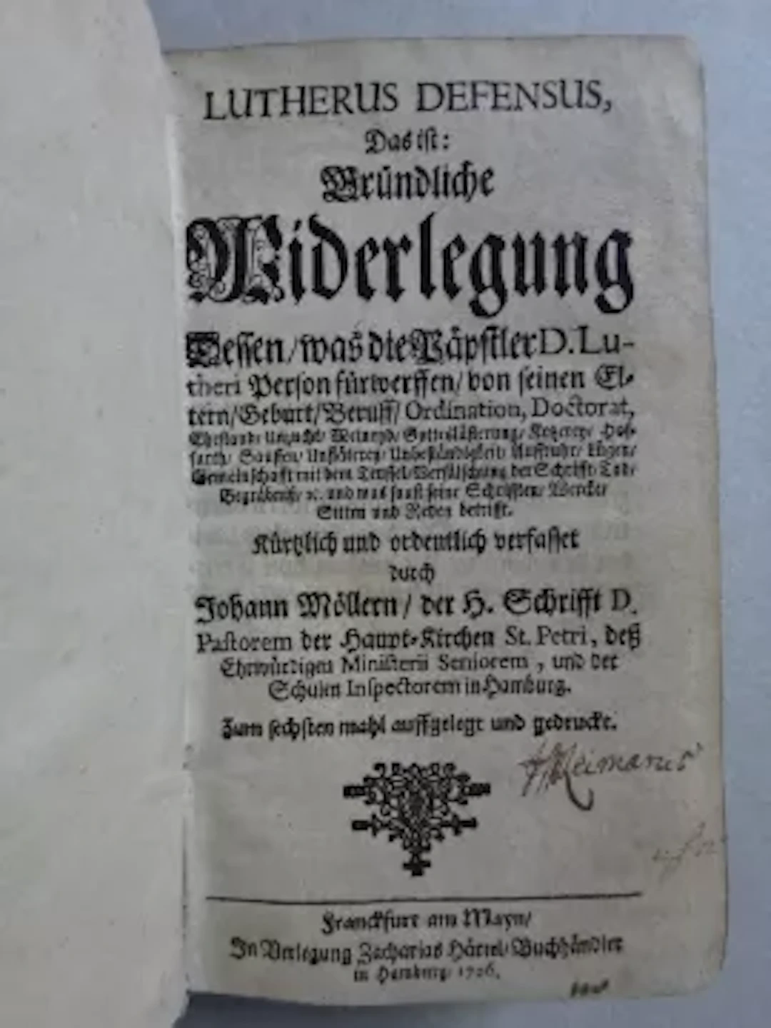 Möller - Lutherus Defensus
