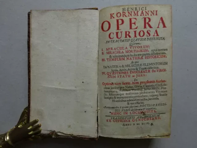 Kornmann - Opera curiosa