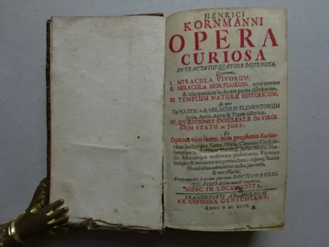 Kornmann - Opera curiosa